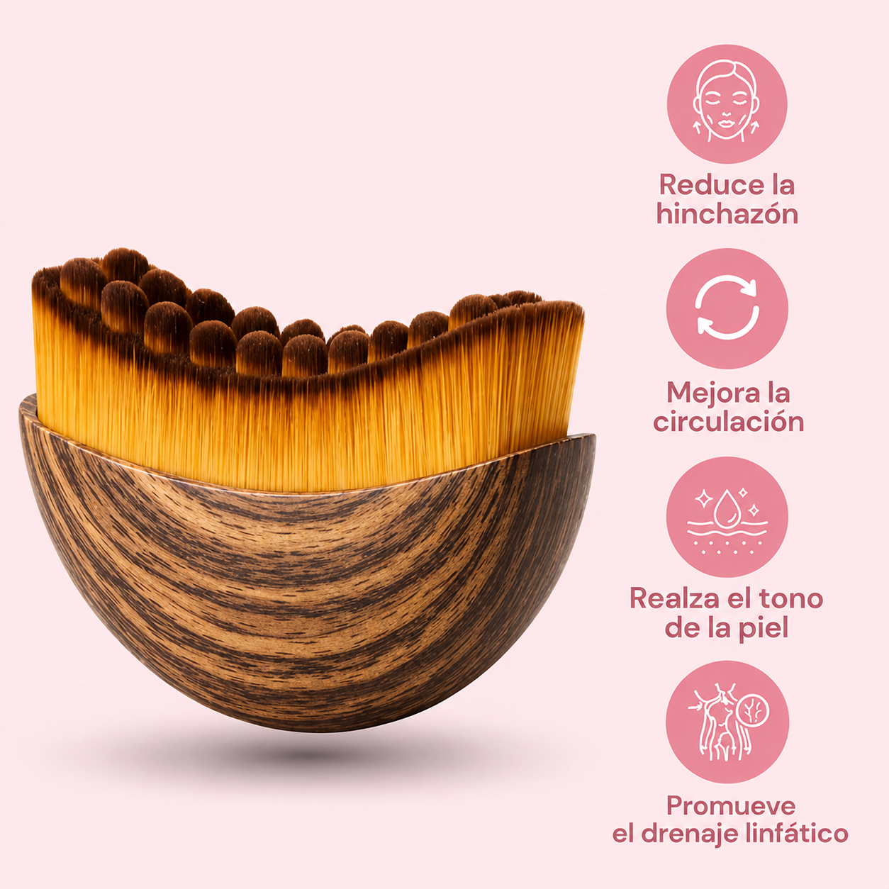 GlowSculpt — Cepillo Facial de Drenaje Linfático