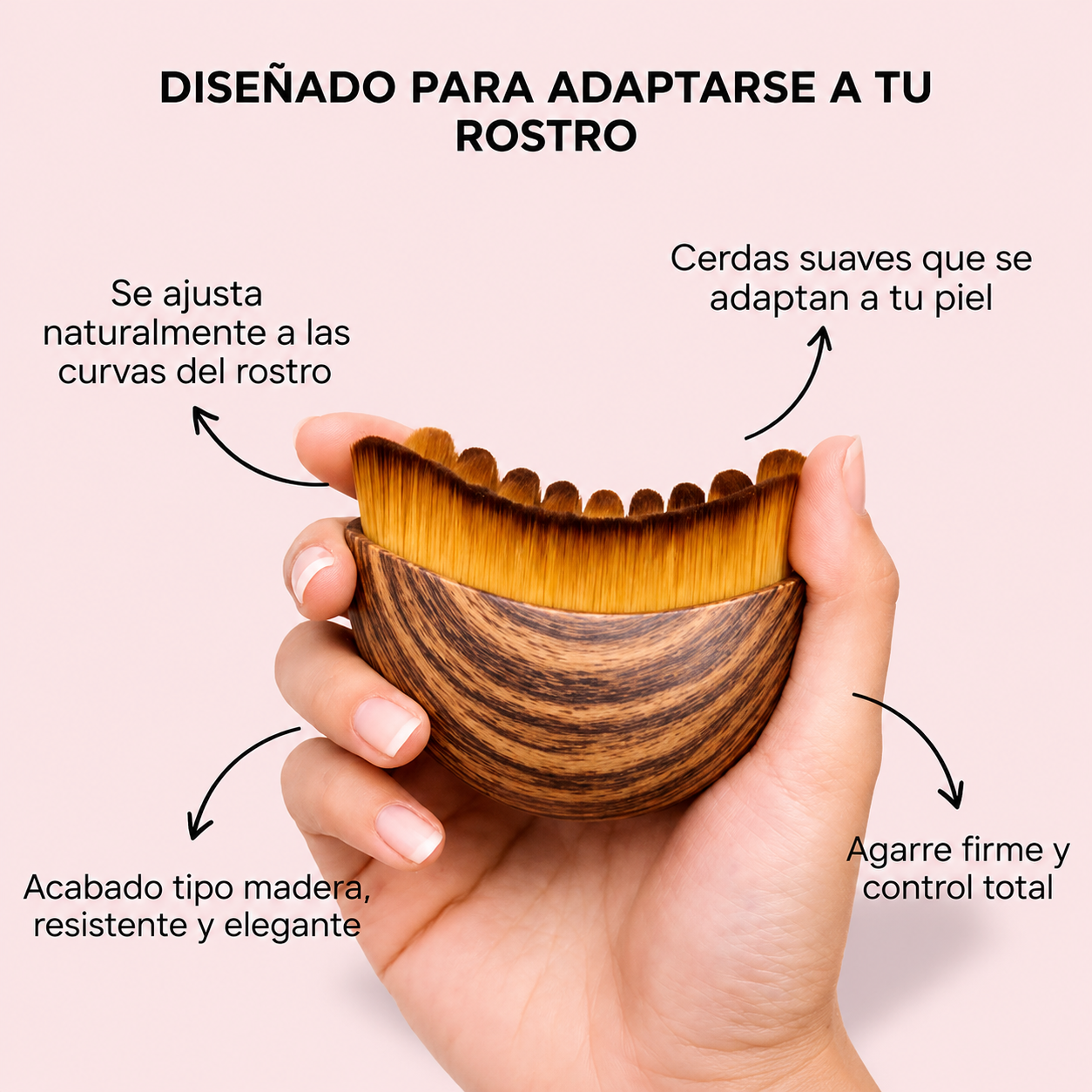 GlowSculpt — Cepillo Facial de Drenaje Linfático