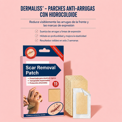 3x1 DermaLiss® - parches anti-arrugas con hidrocoloide