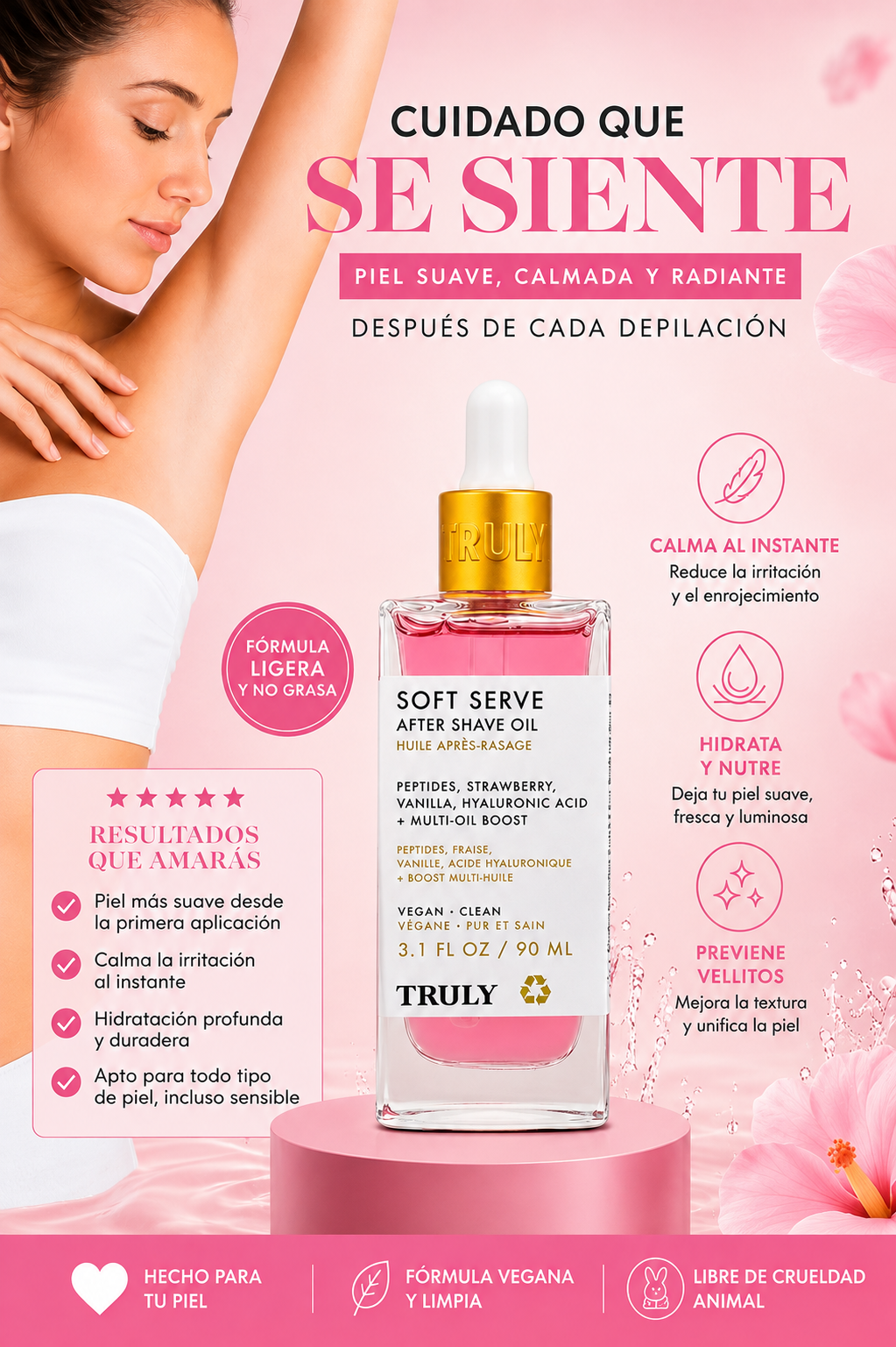 Truly SOFT SERVE AFTER SHAVE OIL