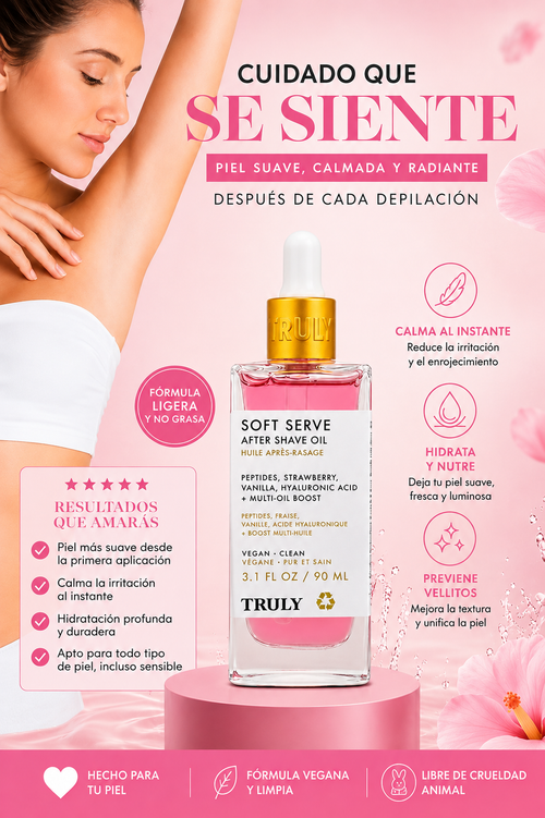 Truly SOFT SERVE AFTER SHAVE OIL