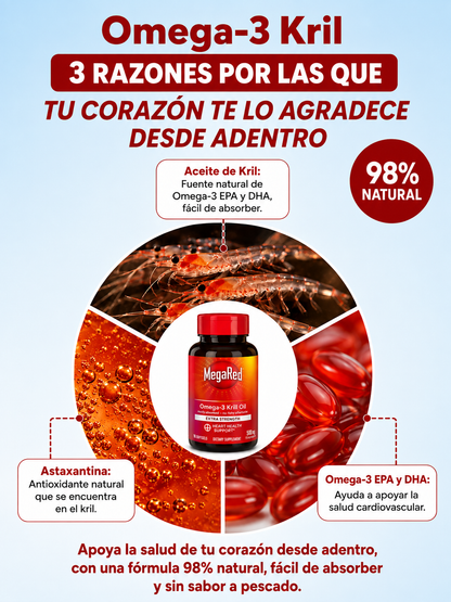 MEGARED OMEGA-3 Fish & Krill Oil