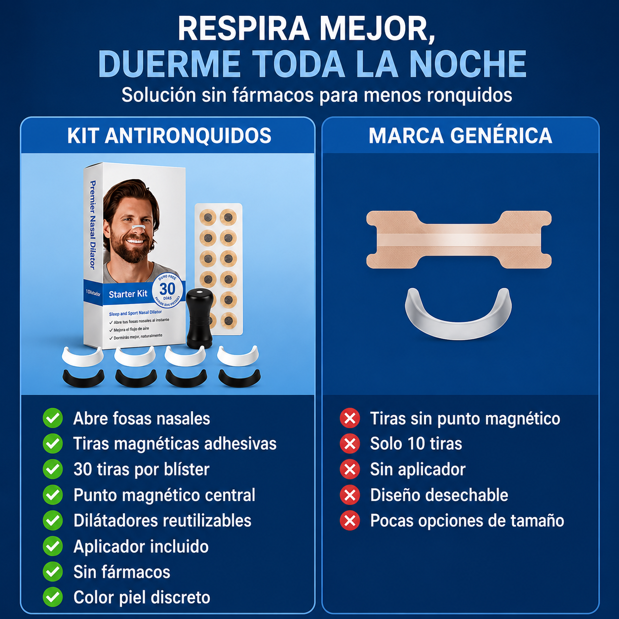 BANDA NASAL MAGNETICA X30 IMANES
