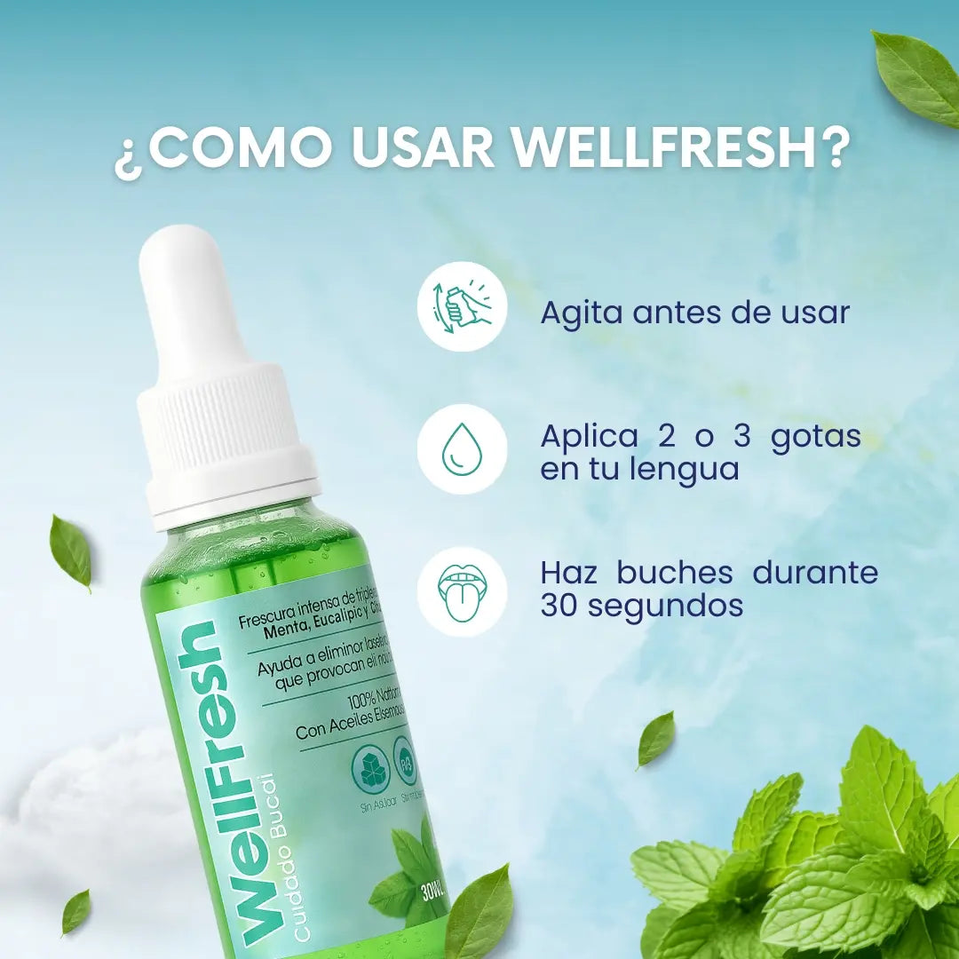 WELL FRESH™ elimina mal aliento