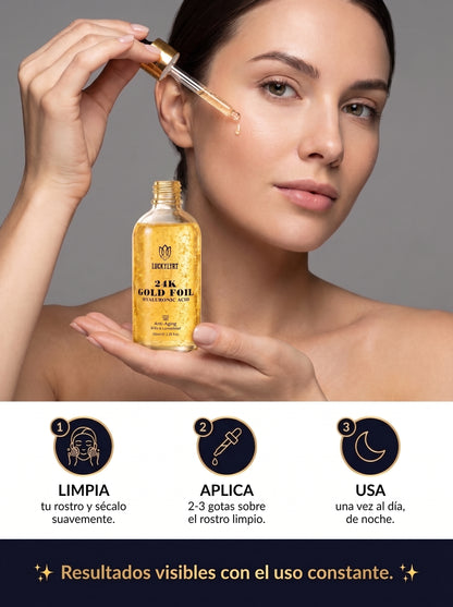 2 X 1 Serum 24k Gold - Elimina las manchas de tu cara en 7 días.
