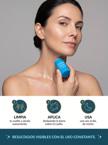 2X1 Blue lift® Serum en barra — Cuello Flácido y Papada Caída