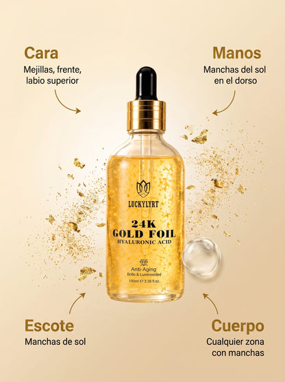 2 X 1 Serum 24k Gold - Elimina las manchas de tu cara en 7 días.
