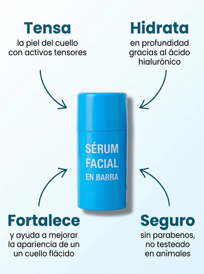 2X1 Blue lift® Serum en barra — Cuello Flácido y Papada Caída