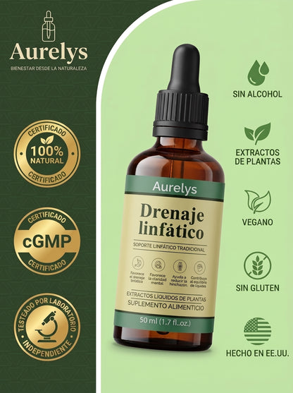 Aurelys — Drenaje Linfático Natural, Menos Hinchazón y Más Claridad Mental en 7 Días.
